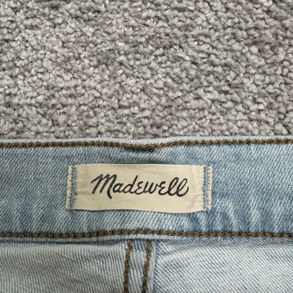 Madewell The Perfect Vintage Straight Leg Denim Jeans Womens 30 Light Wash Hemp - Picture 7 of 15